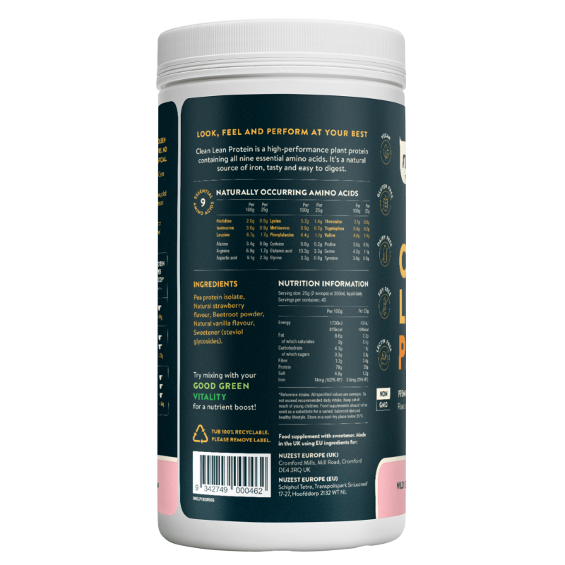 UK-CLP1kg-WS-v05_Transparent-Left.png CLEAN LEAN PROTEIN - Divja Jagoda 1kg