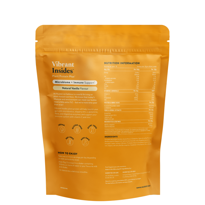 Protein PLUS "Vibrant Insides"  BOLJŠA PREBAVA in ZDRAVO ČREVESJE